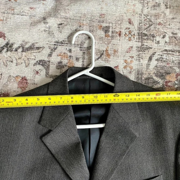 Men's'  Gray Britches Wool Sport Coat/Blazer - 42R/107 - Picture 11 of 15